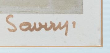 Straat in de herfst 300b/350