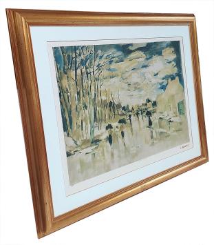 Straat in de herfst 300b/350