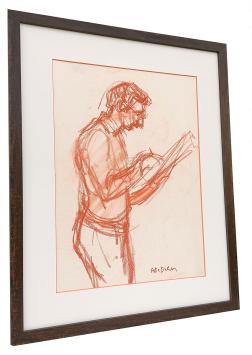 Kunstwerk op papier van A. De Deken