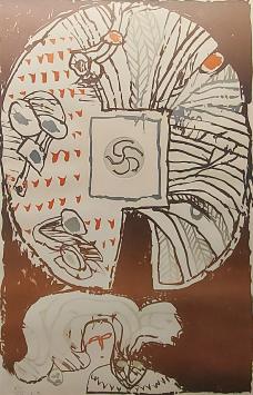 Litho, fenêtre van P. Alechoinsky