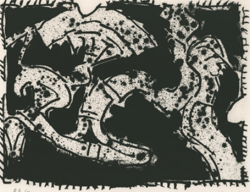 Litho uit Astrologie Poétique  van Pierre Alechinsky