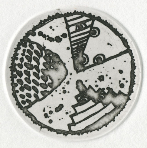 Ets uit Fata Margana van Pierre Alechinsky