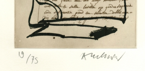 Ets uit Flagrant van Hugo Claus en Pierre Alechinsky