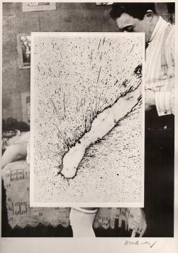 Litho met ets uit 1974 van Pierre Alechinsky