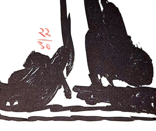 Litho van P. Alechinsky kopen uit 1979