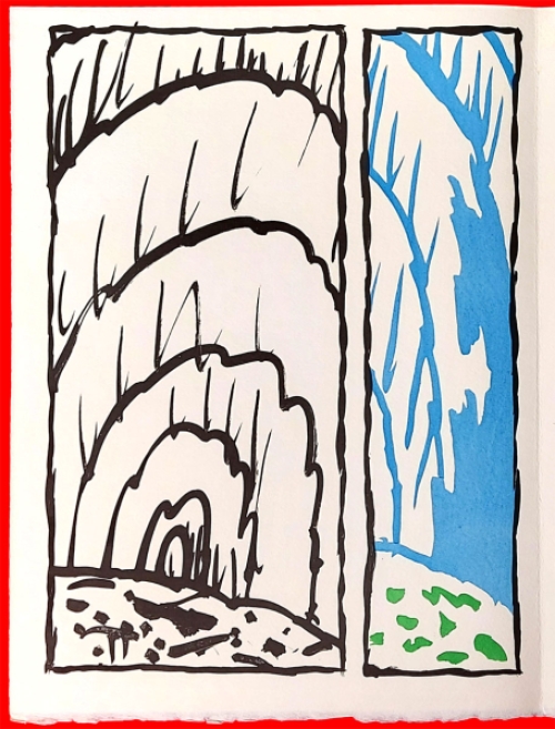 Litho uit 1979 van Pierre Alechinsky kopen