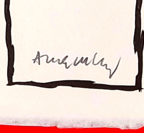 Litho uit Vacillations van Pierre Alechinsky