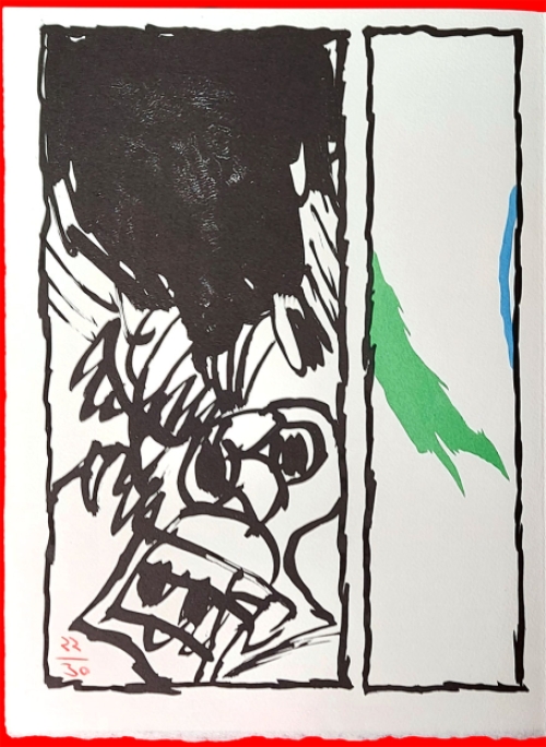 Litho uit 1979 van Pierre Alechinsky kopen