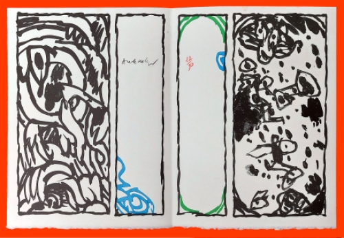 Gesigneerde litho van Pierre Alechinsky kopen