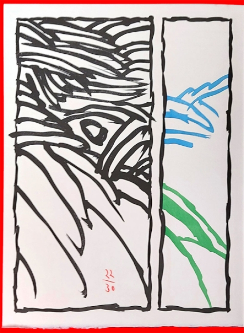 Litho uit 1979 van Pierre Alechinsky kopen