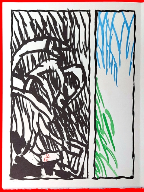 Litho uit 1979 van Pierre Alechinsky kopen