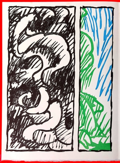 Litho uit 1979 van Pierre Alechinsky kopen