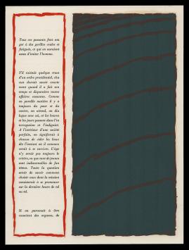 Litho uit Vacillations van Pierre Alechinsky