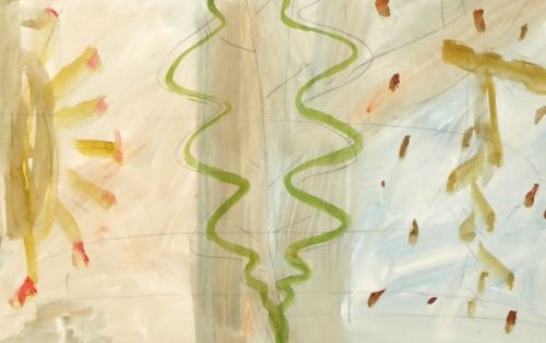 Schilderijtje van de Nederlandse schilder en fotograaf Alex Vermeulen