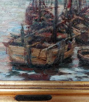 Schilderij in kader van Alfons Rubbens