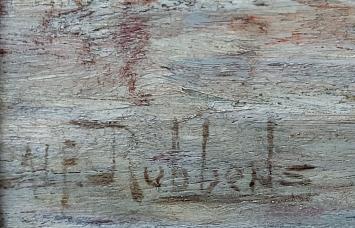 Belgsiche kunstenaar Alfons Rubbens