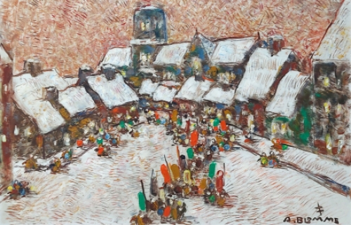 Belgische kunstschilder Alfons Blomme