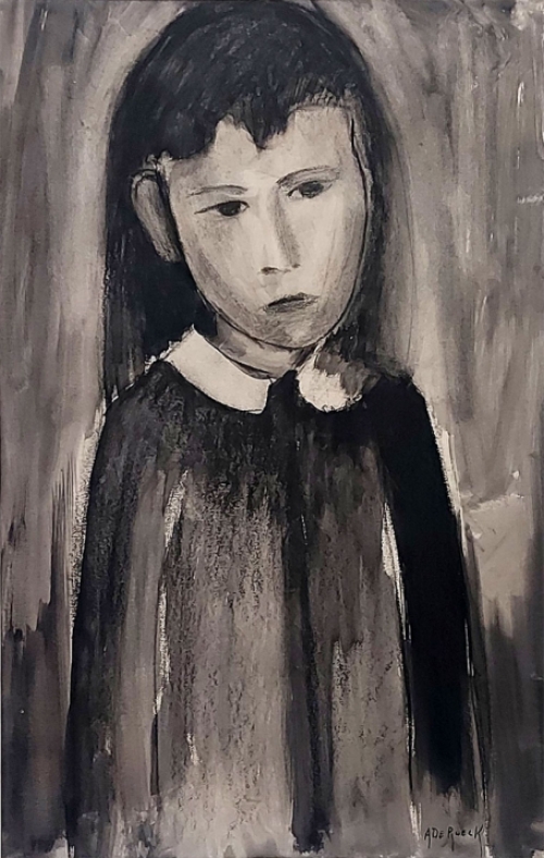 De Belgische schilder Alfons De Roeck