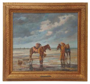 Schilderij van de Belgische kunstenaar Alfons Rubbens