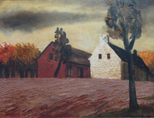 Schilderij van Alfons van Meirvenne olie op doek