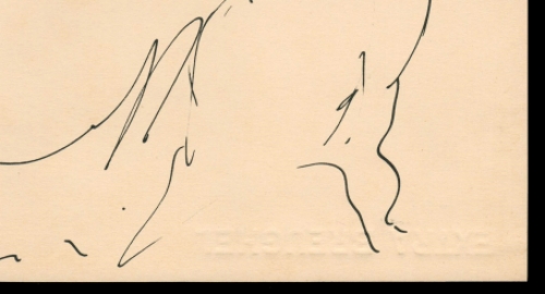 Tekening met monogram van Alfred Ost en gedatteerd 1938