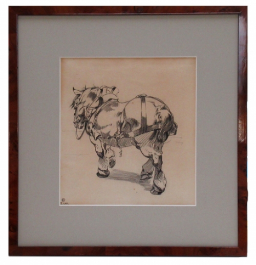 Podloodtekening van Alfred Ost