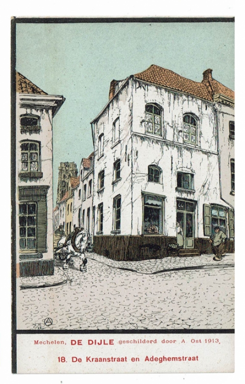 Postkaart van Alfred Ost