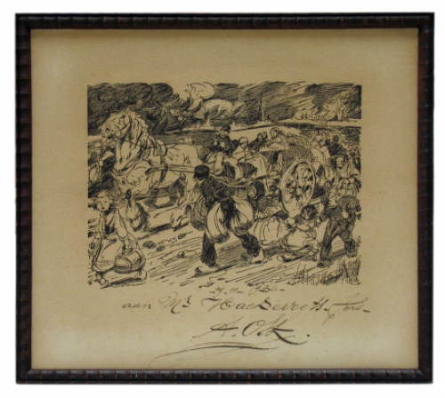 Grafiek van Alfred Ost uit 1936