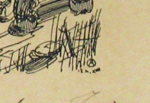 Kunstwerkje van de Belgische kunstenaar Alfred Ost