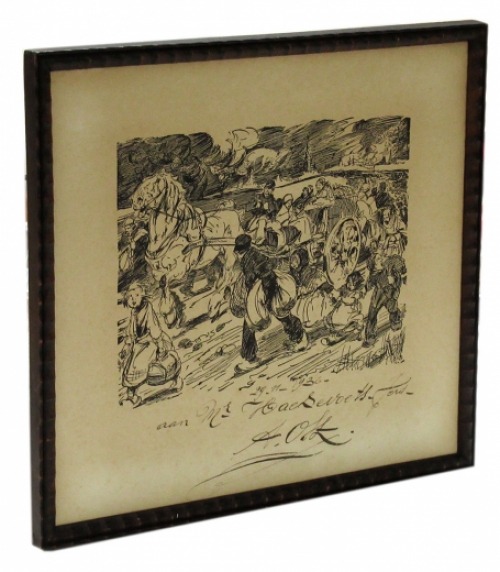 Oorlogsvluchtelingen aan Mr Haeservoets  1936