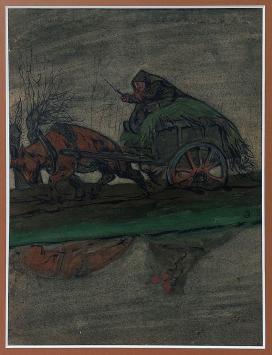 Kunstwerkje van de Mechelse kunstenaar Alfred Ost uit 1928