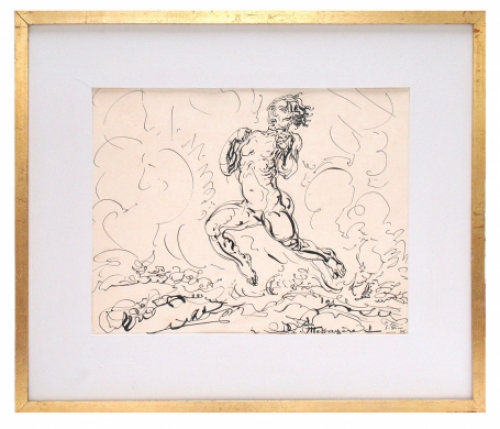 Tekening van Alfred Ost kopen