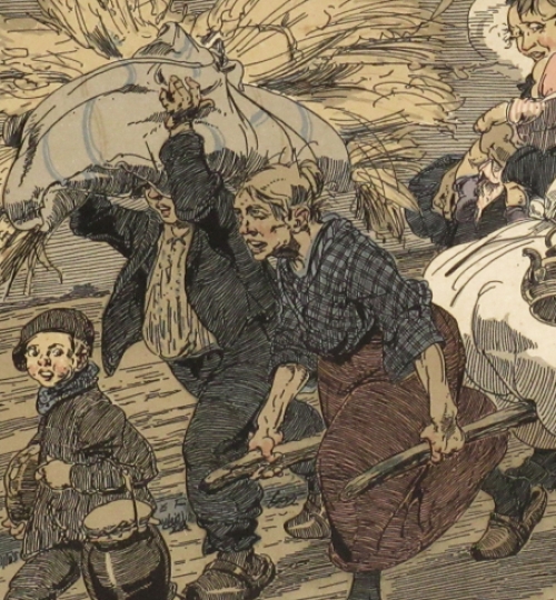 Litho van de Mechelse kunstenaar Alfred Ost