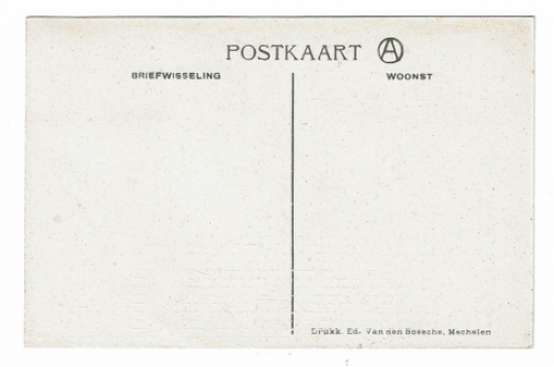 Postkaart van de Mechelse kunstenaar Alfred Ost