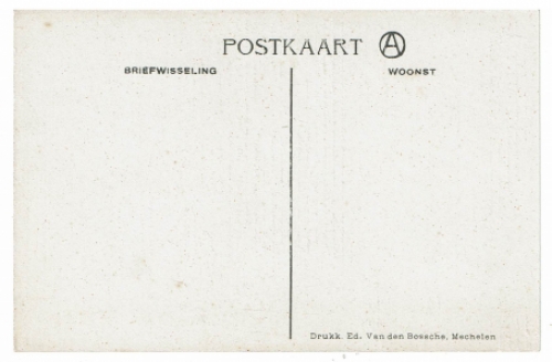 Postkaart van de Mechelse kunstenaar Alfred Ost