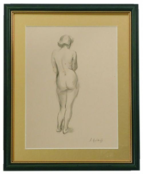 Tekening van de Belgische kunstenares Alice Keelhoff