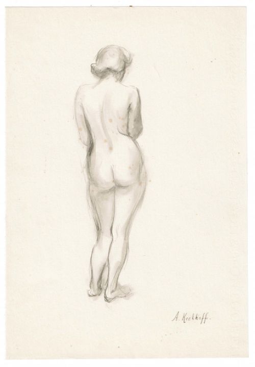 Alice Keelhoff belgische kunstenares van naakten