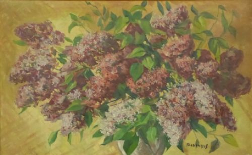 Een schilderij van de Belgische kunstschilder Alfons Dessenis