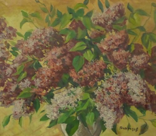 Alfons Dessenis stilleven werk met bloemen