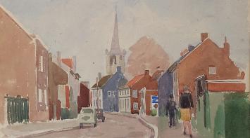 Aquarel van Antoon Luyckx kopen uit 1975