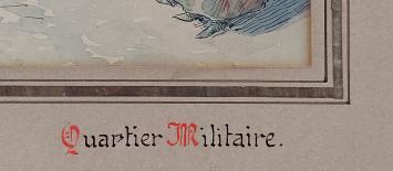 Aquarel, Quartier Militaire 1925