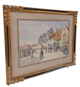 Aquarel, Quartier Militaire 1925