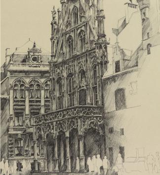 Litho van Mechelen door Dominique Ampe
