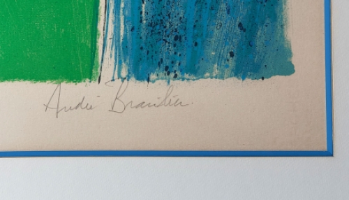 Originele lithografie van André Brasilier
