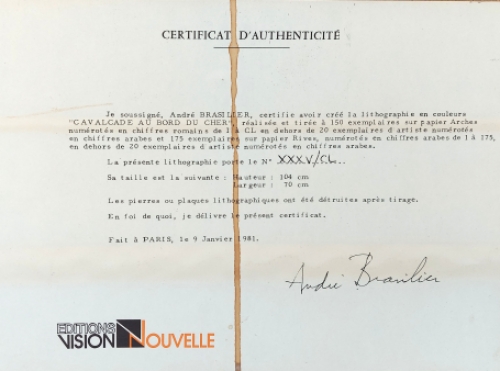 Cavalcade au bord du cher 1980  XXXV/CL