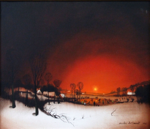 Landschapsschilderij van André Desmedt kopen