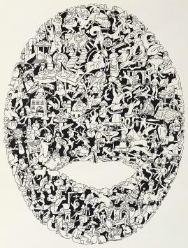 Belgische graficus André Donders