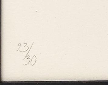 André Donders met een grafisch werk