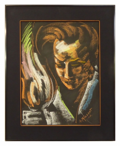 Tekening van Franse kunstenaar André Missant kopen uit 1967