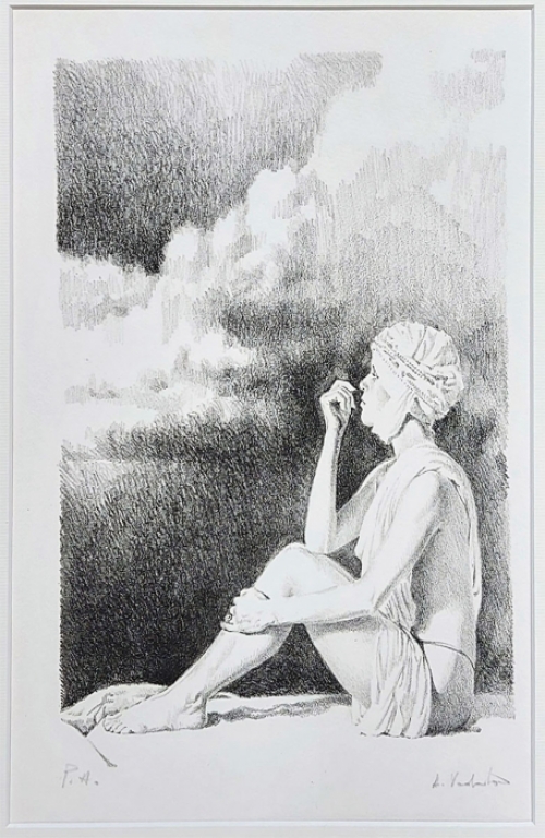 de Italiaanse kunstenaar Angelo Vadala